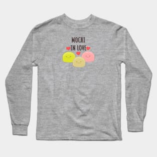 Mochi in Love Drawings Long Sleeve T-Shirt